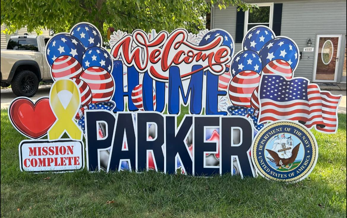 Welcome Home Parker Navy